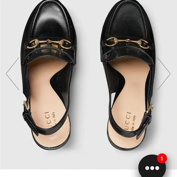 BNWT GUCCI Horsebit Platform slingback loafer - Picture 7 of 14